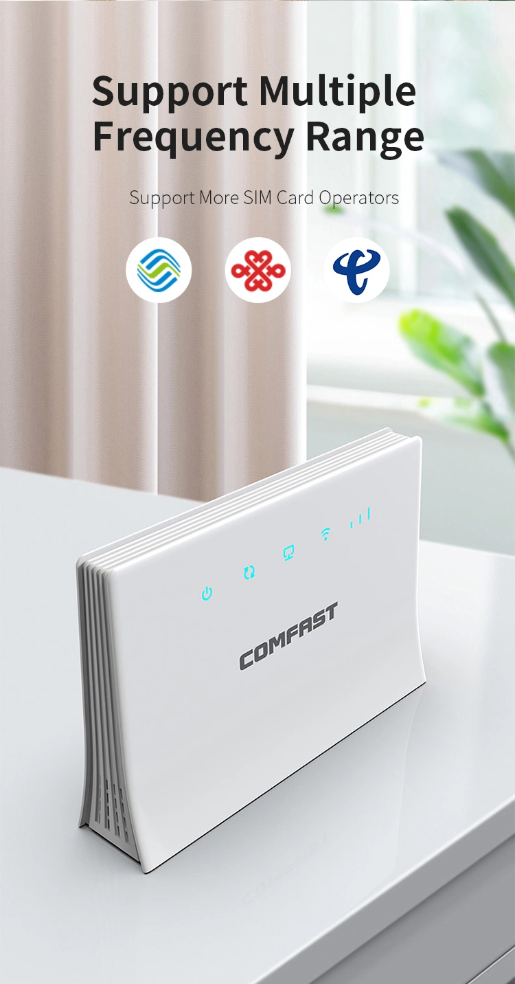 Comfast Portable 3G 4G SIM Card Router CF-Er10 Wireless LTE Mobile Hotspot Router with SIM Card Slot
