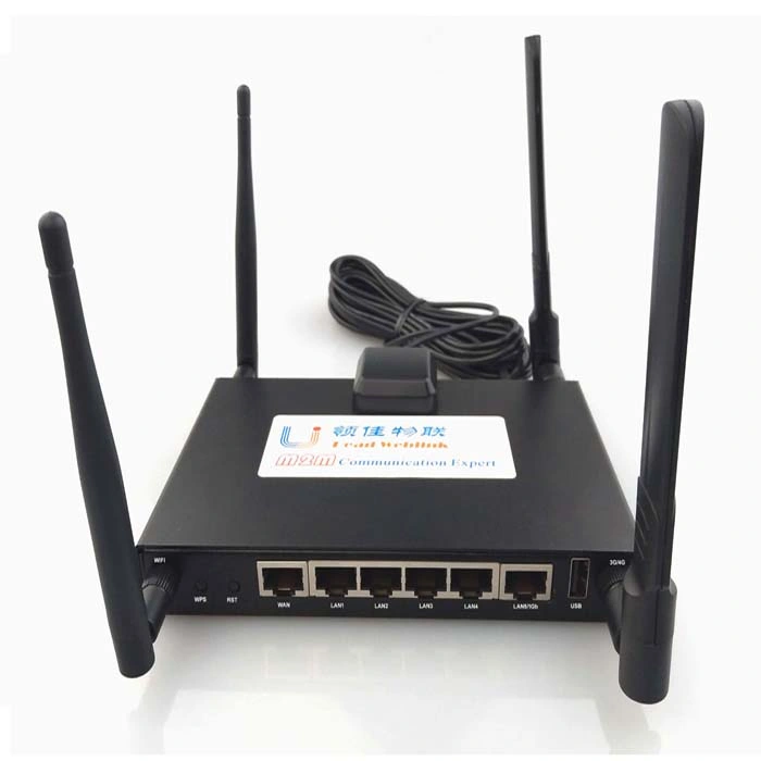 Indoor Wireless Router 4G Lte WiFi Router CPE with SIM Card Slot Support Openwrt VPN