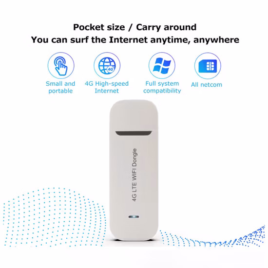 Hotspot sans fil USB 4G 5g LTE Modem Carte SIM WiFi Dongle Routeur