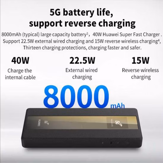 Routeur Huawei 5g Mobile WiFi PRO E6878-370