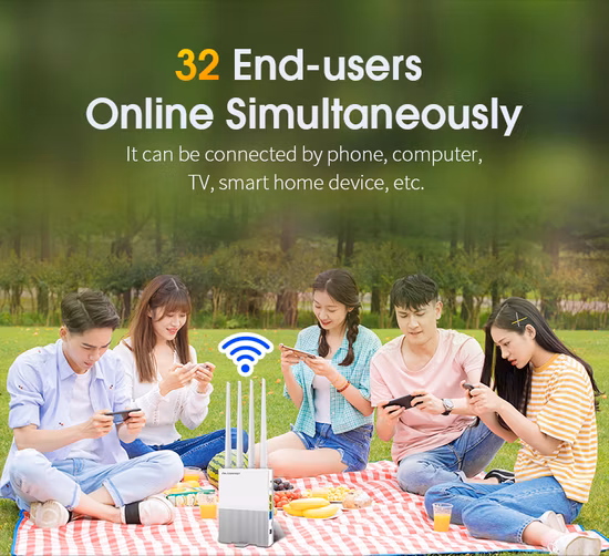 Comfast CF-E3 300Mbps 4 Antennes 3G 4G LTE Routeur WiFi 4G avec Emplacement pour Carte SIM