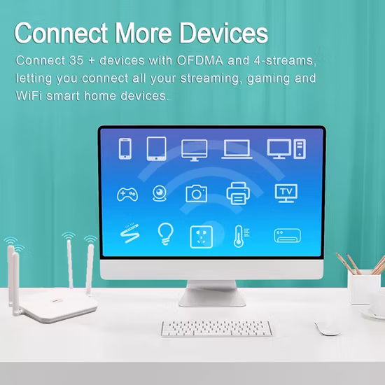 Point d'accès sans fil 802.11ax Gigabit 2.4G/5g double bande système de maillage de réseau Intelligent pour toute la maison routeur WiFi